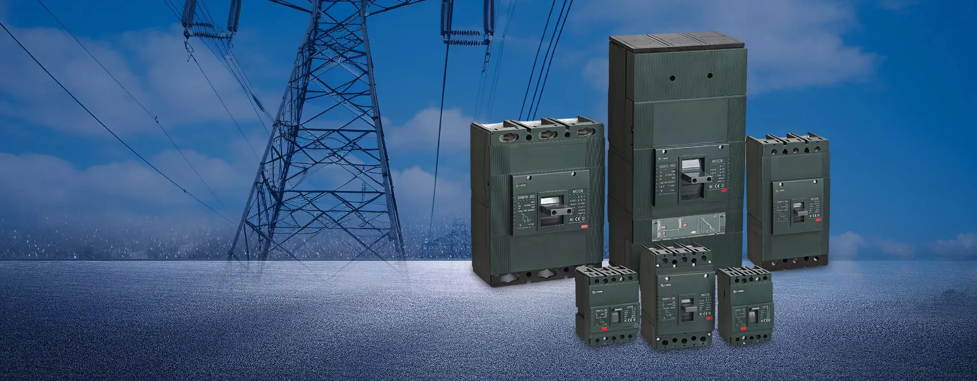 CDADA Low-Voltge Electrical Solutions-CE Certified MCCB MCB DC Breakers for Industrial and Solar Projects