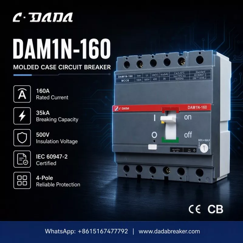Ukhuseleko oluchanekileyo kuThungelwano lwezoShishino: I-C·DADA DAM1N-160 MCCB